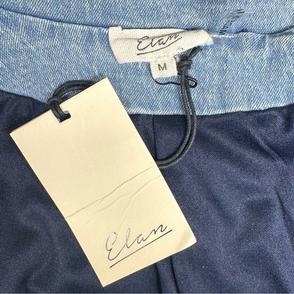 NWT | Elan | Puff Sleeve Denim Jacket | Blue | Medium - Picture 7 of 13